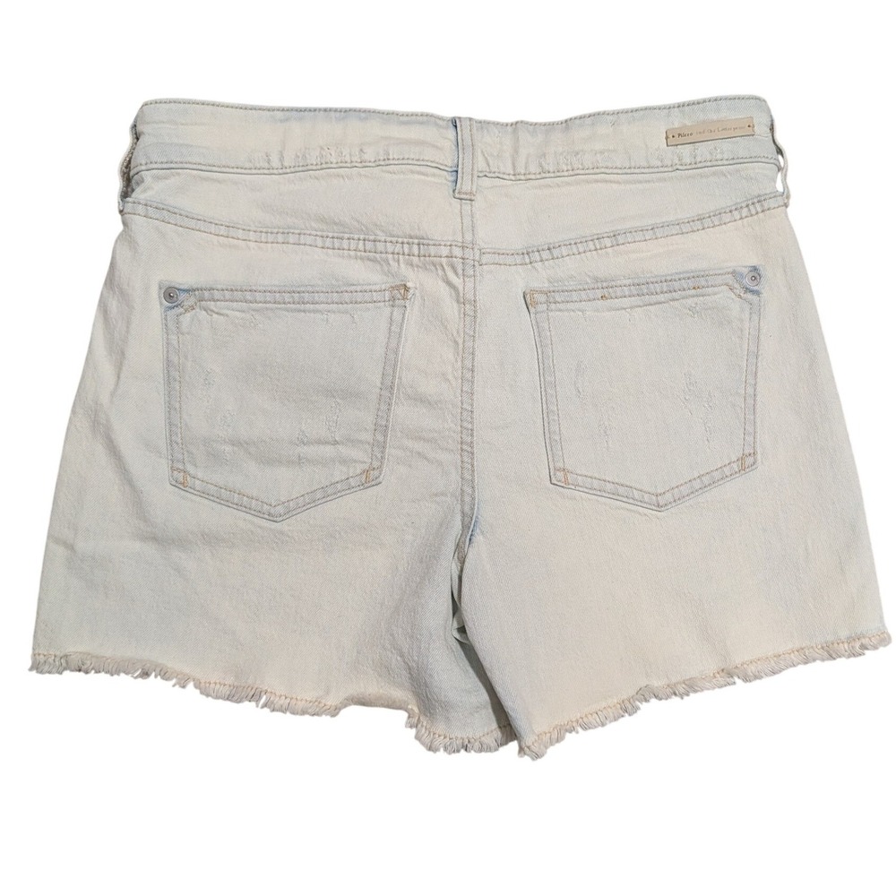 Pilcro and the Letterpress Anthropologie Slim Boyfriend Floral Denim 26 Shorts - Picture 6 of 11
